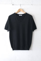 FUJITO Skipper Knit T-Shirt for Roundabout Black | Directors Web Shop powered by BASE