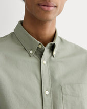 The Slim Oxford Shirt | Sage Green | Tall