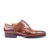 Half Brogue Derby In Mid Crust Calf