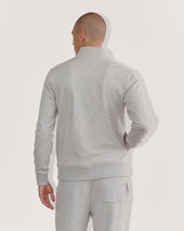 The Off-Duty Terry Quarter-Zip | Heathered Grey