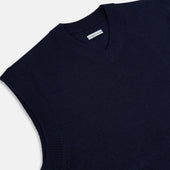 Fine Merino V Neck Vest