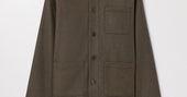 Khaki Green Wool Overshirt | Italian Recycled Wool | Asket