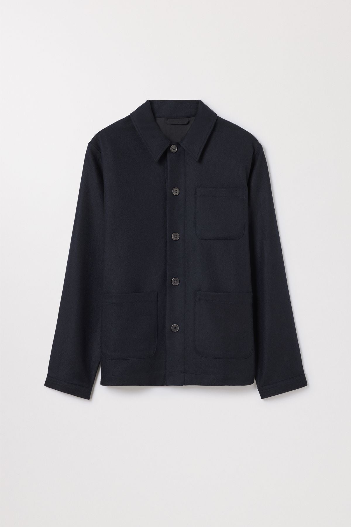Wool Overshirt Italian Recycled Wool Asket