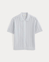 Textured Knit Resort Shirt | Skywriting