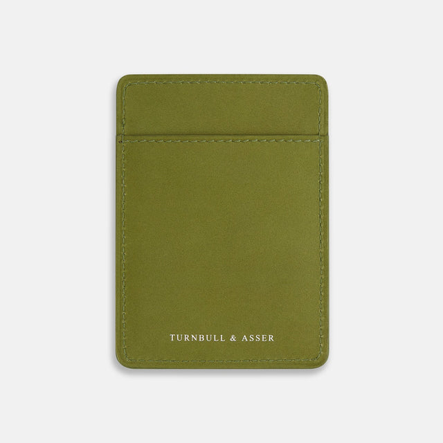 Moss Green Two-slot Card Case