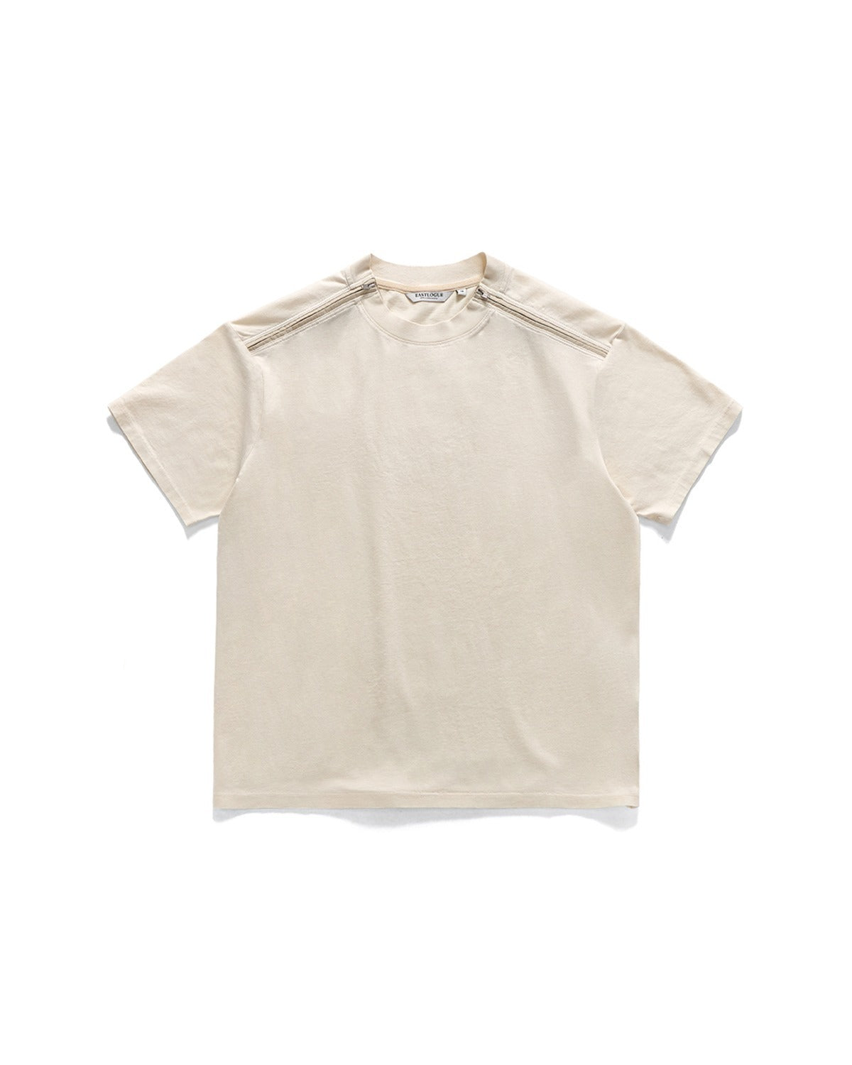 Army Double Zip T Shirts Ivory