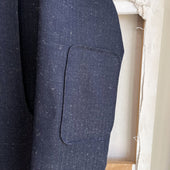 And Linen Herringbone Twill Field Jacket