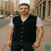 9h Aran Waistcoat 100 Cotton Range