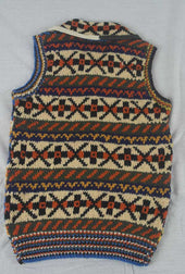 9p Assorted Pattern Fairisle Waistcoat Kingcole Wool