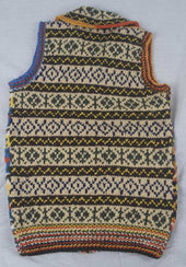9p Assorted Pattern Fairisle Waistcoat 100 Kingcole Wool