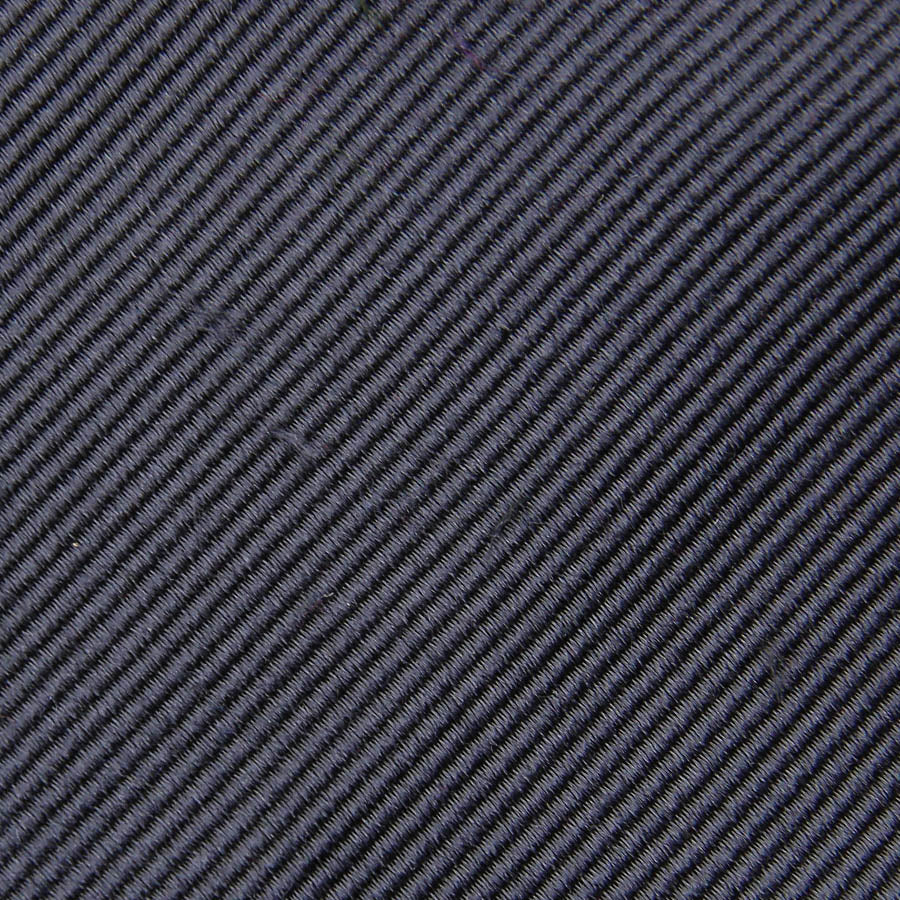 Plain Repp Bespoke Silk Tie Grey