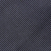 Plain Repp Bespoke Silk Tie - Grey