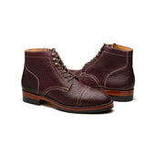 Luchador X Service Boot Mahogany Shrunken Bison