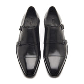 Leon Cap Toe Double Monk Strap Hand Welted Classics Collection