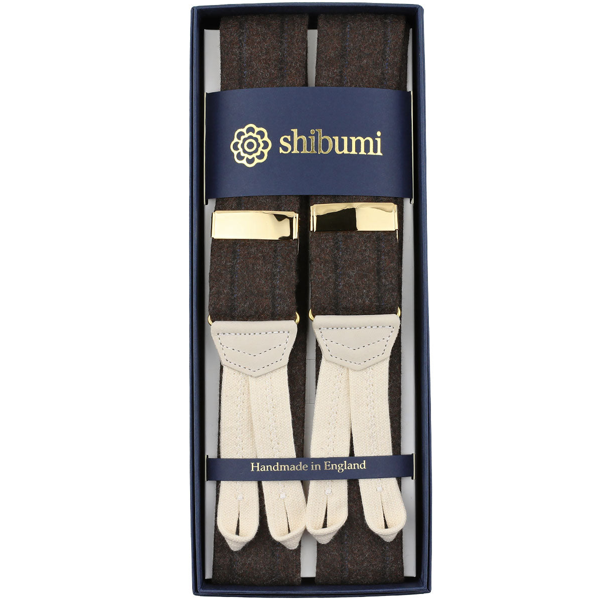 Striped Wool Braces