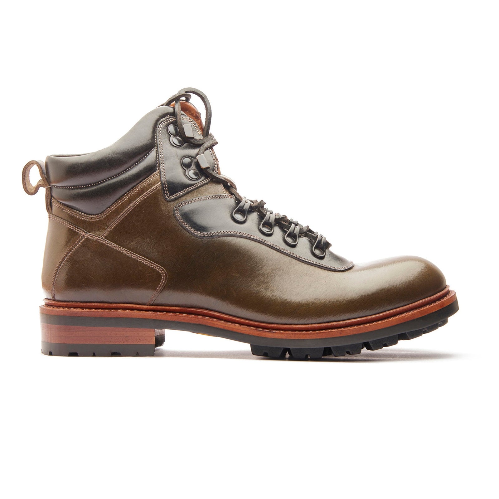 Bulwark Trek Boot Green Horserump Hand Welted
