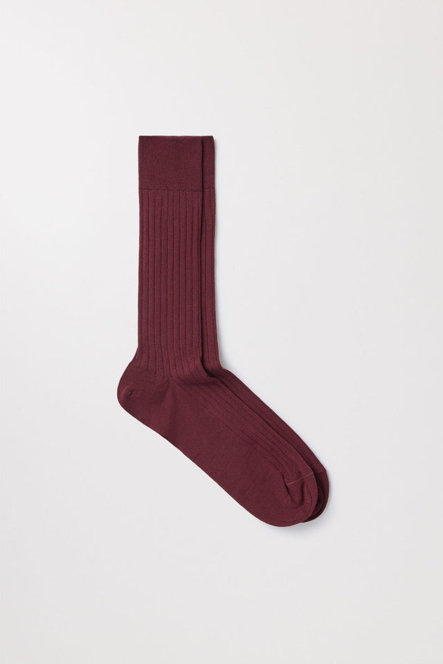 Merino Sock Ribbed Italian Wool Asket