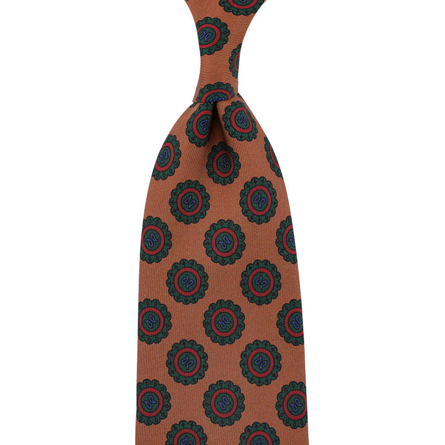 Ancient Madder Silk Tie Hand Rolled