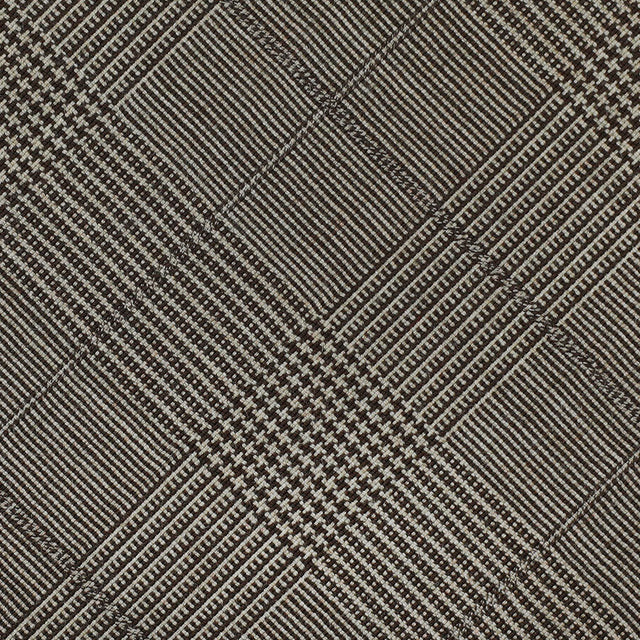 Vintage Glencheck Bespoke Wool Tie - Beige
