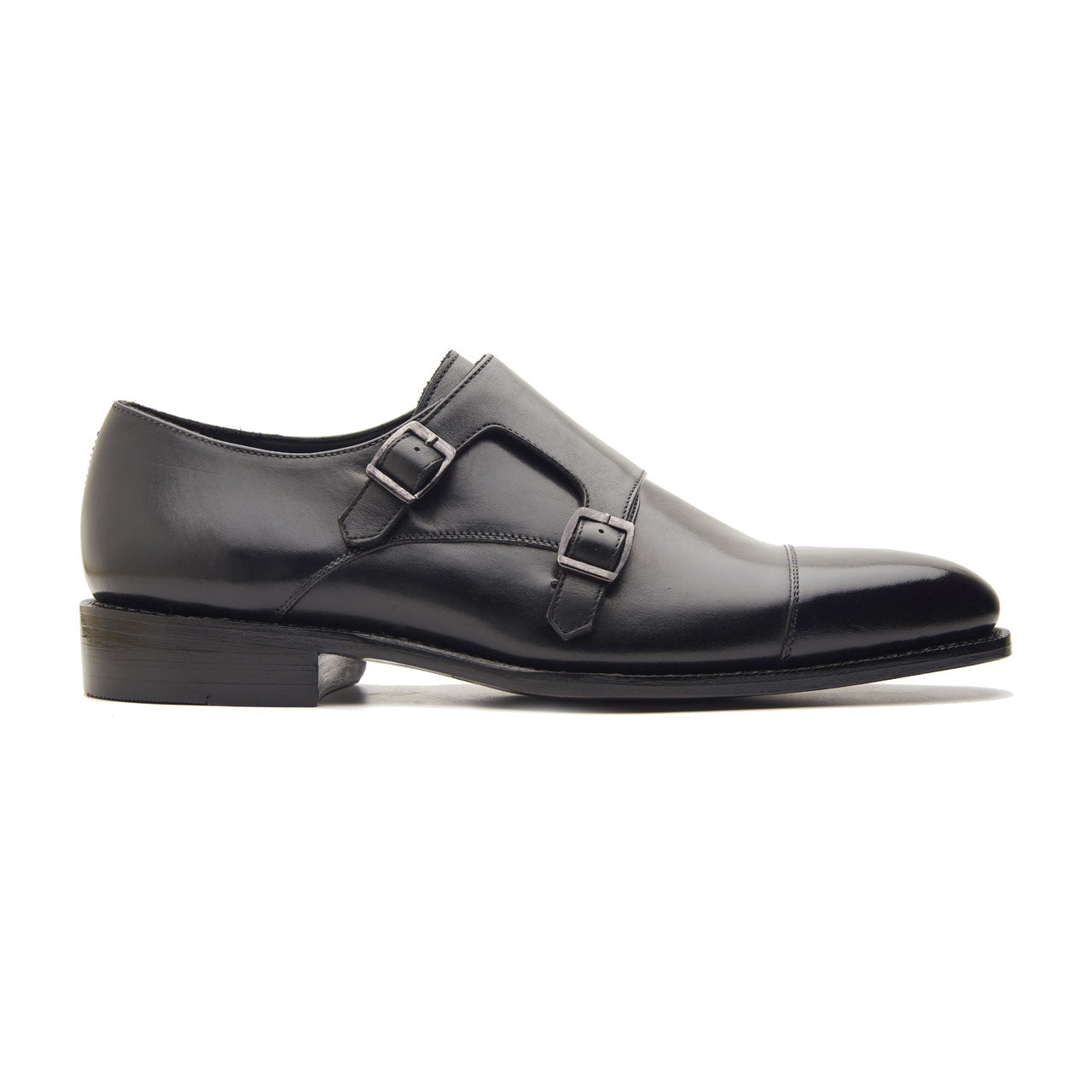 Leon Cap Toe Double Monk Strap Hand Welted Classics Collection