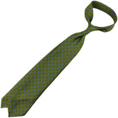 50oz Floral Printed Silk Tie Hand Rolled