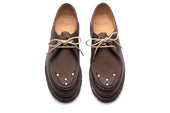 MICHAEL 1950/MARCHE MARRON-NUB GRINGO/TOILE EBENE