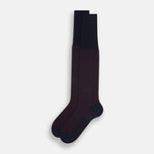 Red Motif Long Socks