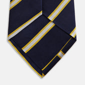 And White Blazer Silk Tie
