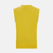 Canary Cashmere Round Neck Vest