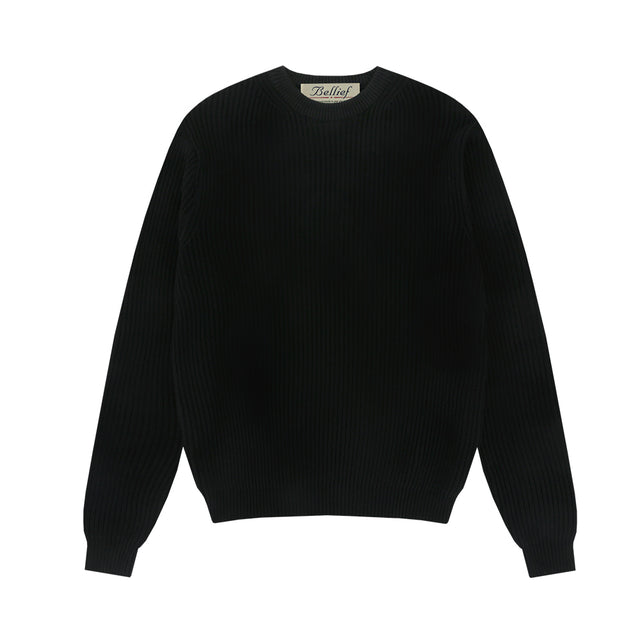 Essential Crewnrck sweater (Black)
