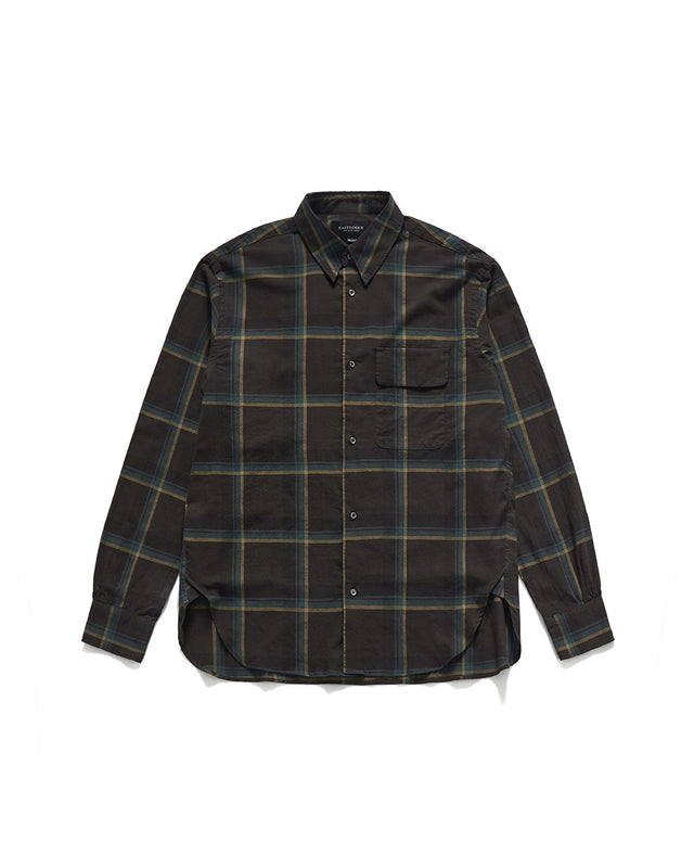 HOLIDAY SHIRTS / BROWN GREEN CHECK
