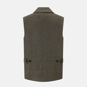 Collared Linen Waistcoat