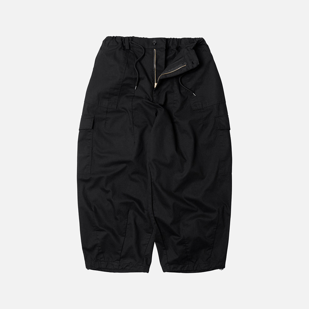Twill Cargo Balloon Pants
