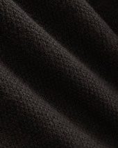 Henley in Wool Cashmere | Black