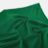 Green Dot Silk Pocket Square
