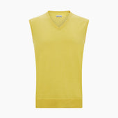 Canary Cashmere V Neck Vest