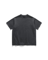 CUT OUT BOXY T-SHIRTS / CHARCOAL