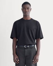 Oversized Midweight Tee | Black