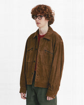 Workers Blouson Leather Jacket Nubuck