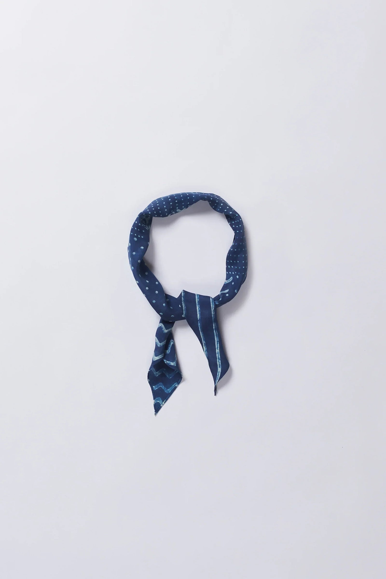 Screen Printed Bandana Silk