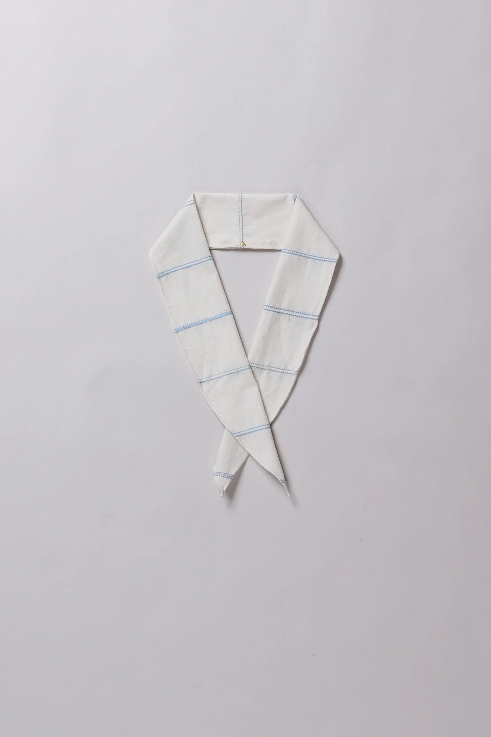 Ecru Striped Bandana