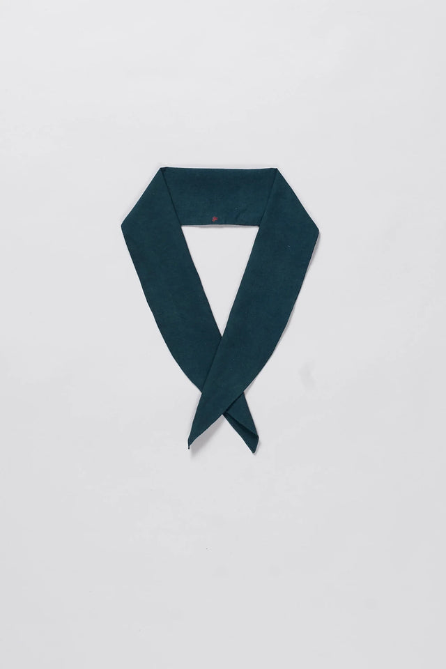 Cotton Bandana in Bottle Green