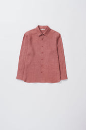 Relaxed Fit Linen Shirt In Rough