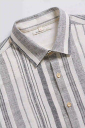 Black Brelove Striped Shirt