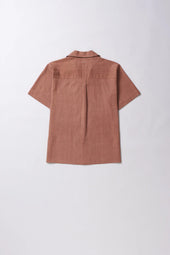 Rust Relaxed Camp Shirt