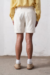 Ecru Regular Shorts