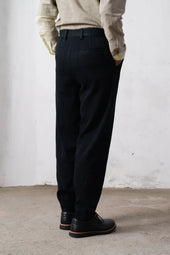 Midnight Indigo Tapered Denim Trousers