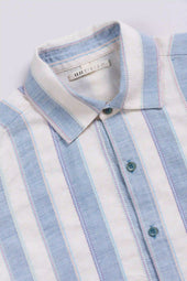 Ecru Classic Striped Shirt