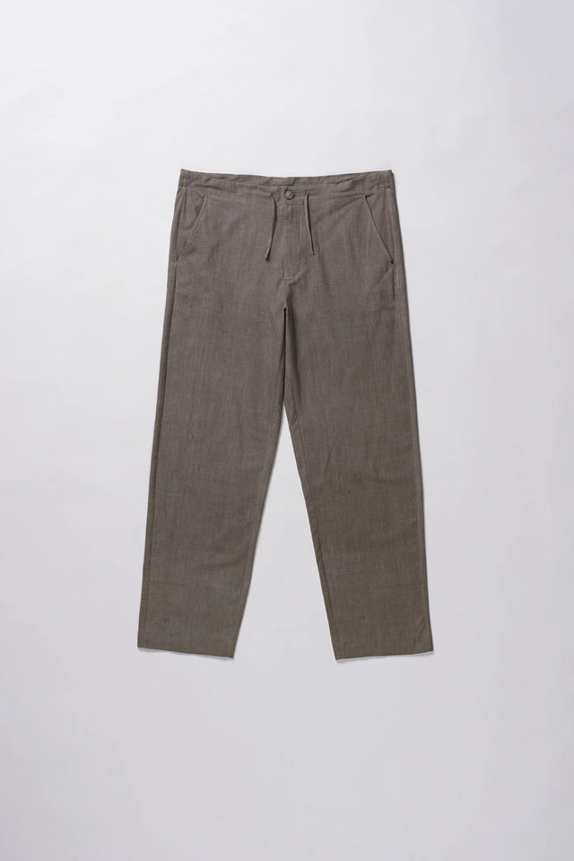 Drawstring Cotton Pant In