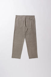 Ash Grey Relaxed Trousers With Drawstring